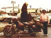 Mom by Dad's Harley